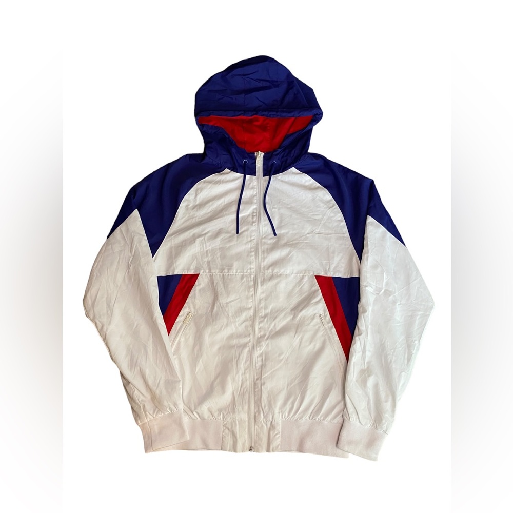 Champs Zip Up Windbreaker, Size Medium